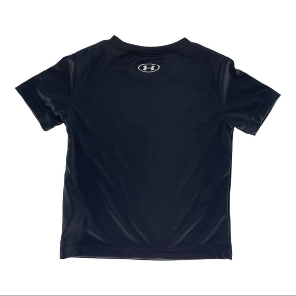 Under Armour Black Short Sleeve Logo T-Shirt Sz 2T - Picture 4 of 6